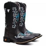 Bota Texana Feminina Orquídea Azul