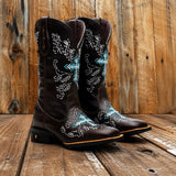 Bota Texana Feminina Cruz Azul