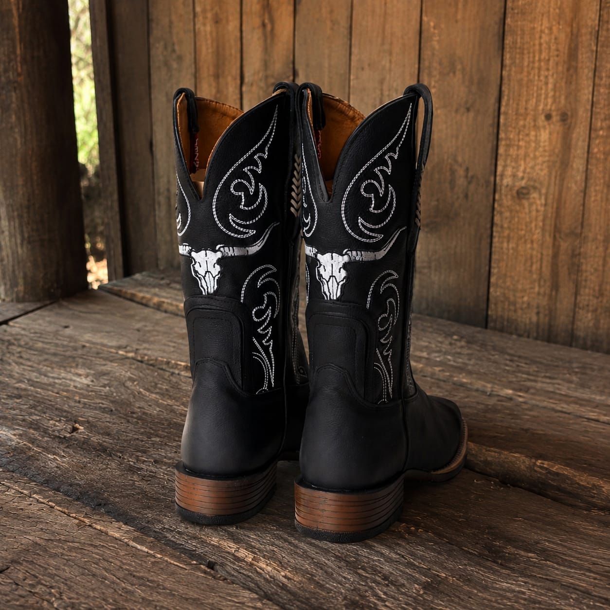 Bota Texana Longhorn Black