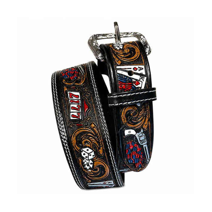 Cinto Country Personalizado com Fivela Exclusiva W – Estilo Cassino