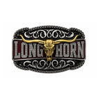 Cinto Country Longhorn Premium – Estilo Cassino